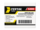 DISCO LIXA DIAMANT ADERENTE GRAO 400