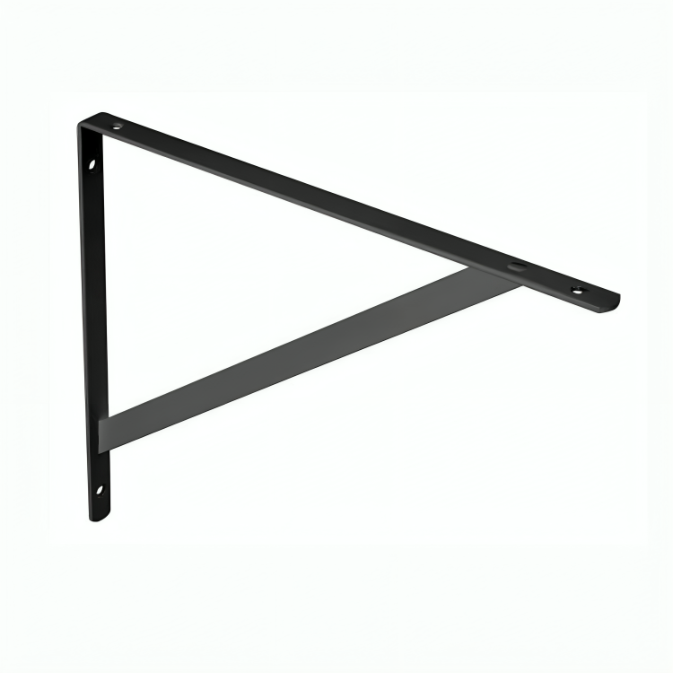SUPORTE PARA PRATELEIRA C/ MAO FRANCESA PRETO - 38,5 X 23,5 CM FERTAK