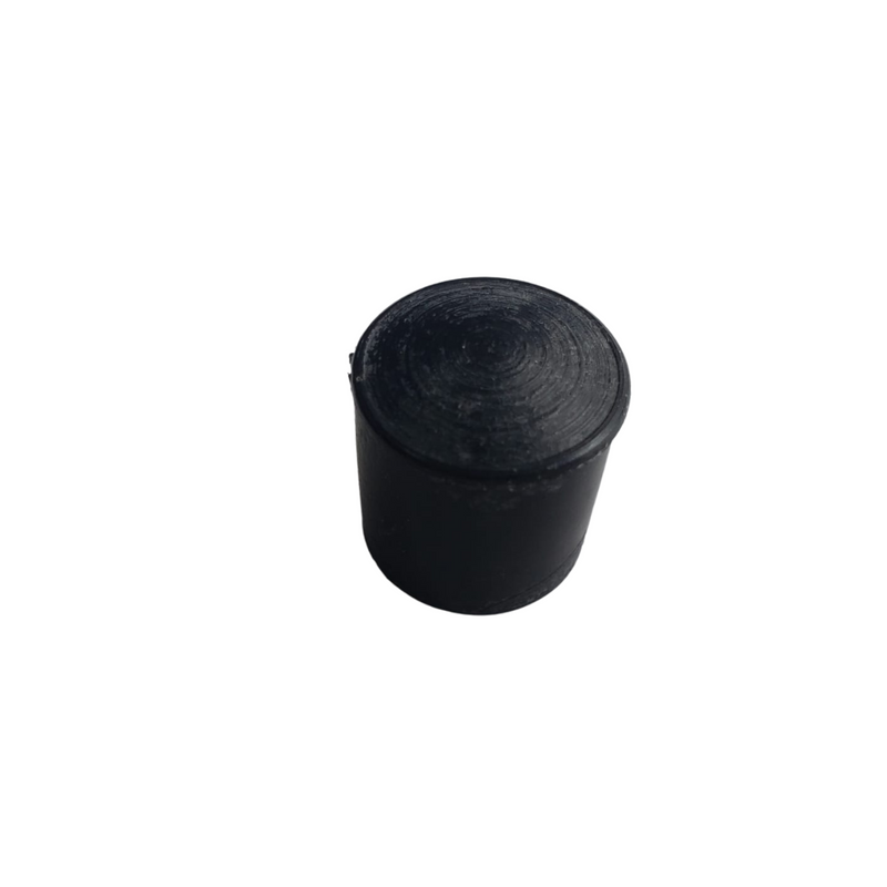 P750- PONTEIRA EXTERNA REDONDA 1/2" PRETA PLASTICA