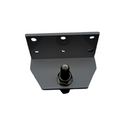 Mancal Cantoneira Aluminio Preto c/ Parafuso inox