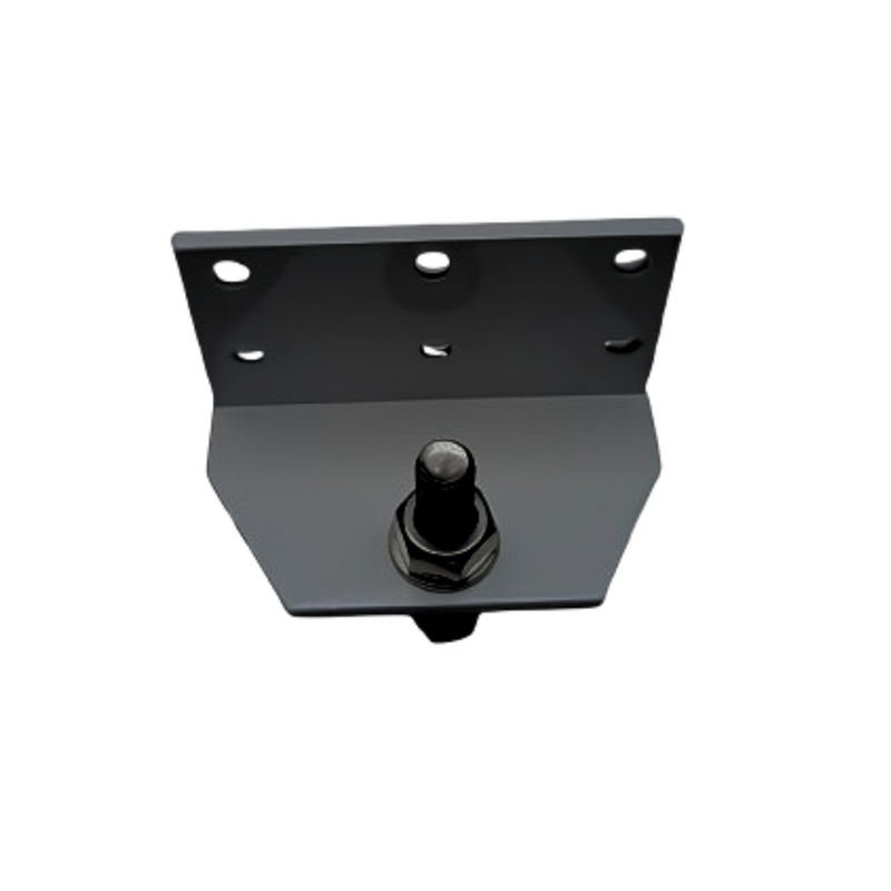 Mancal Cantoneira Aluminio Preto c/ Parafuso inox