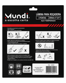 LAMINA ROCADEIRA 3 PONTAS ACO TEMPERADO FURO 300mm 20mm MUNDI