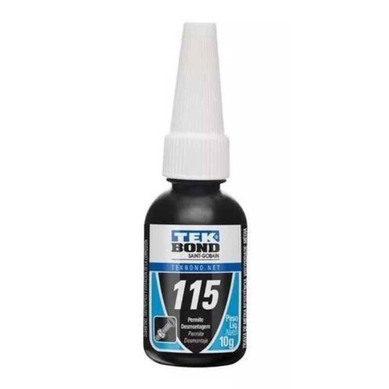TRAVA ROSCA PARAFUSOS BMT 115 AZUL 10G TEKBOND
