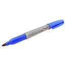 CANETA MARCADOR PERMANENTE P. FINA AZUL BRASFORT