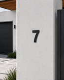 Número Residencial (7) 125mm Preto Acm
