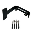 Guia de Rolete Aluminio Preto Simples 2 roletes
