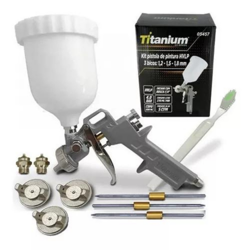 PISTOLA DE PINTURA POR GRAVIDADE TITANIUM