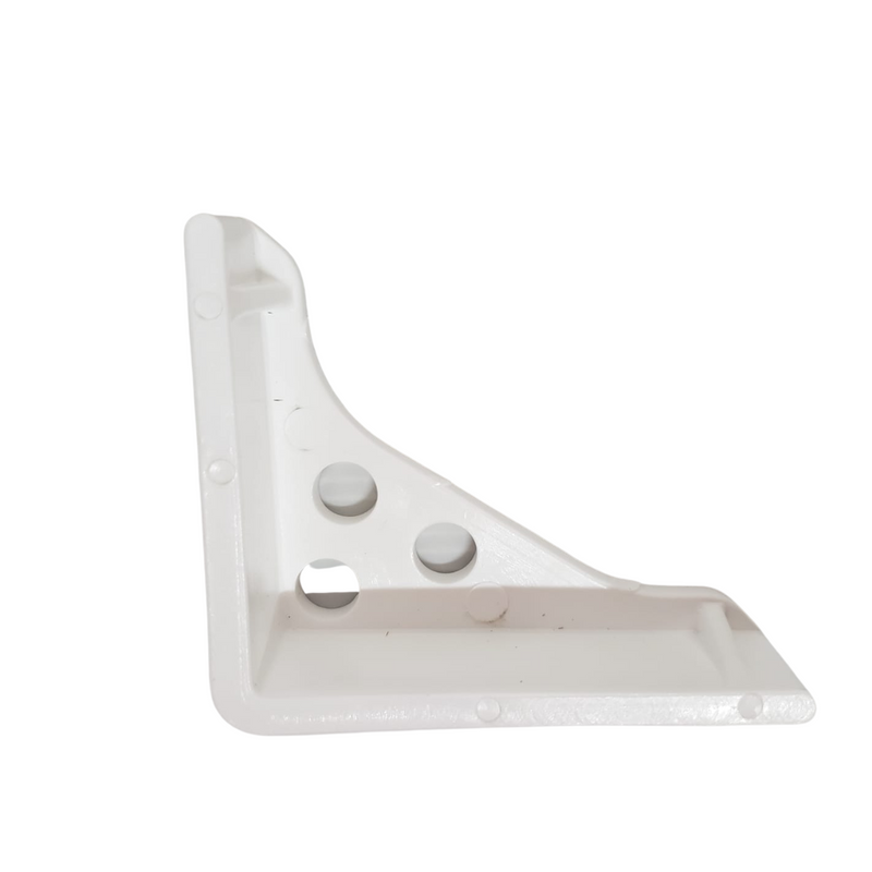SUPORTE BATENTE LATERAL DE PORTAO PLASTICO BRANCO