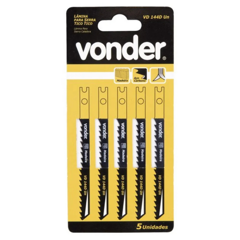 LAMINA P/ SERRA TICO-TICO VD 144D C/5 - VONDER
