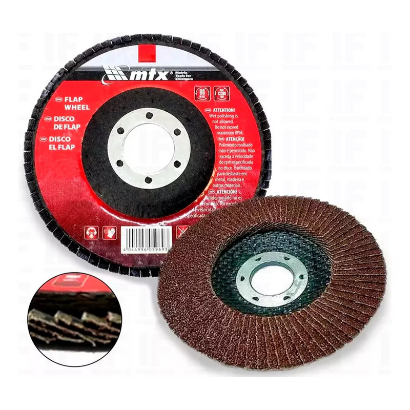 DISCO FLAP GRAO 40, 115 X 22MM - MTX