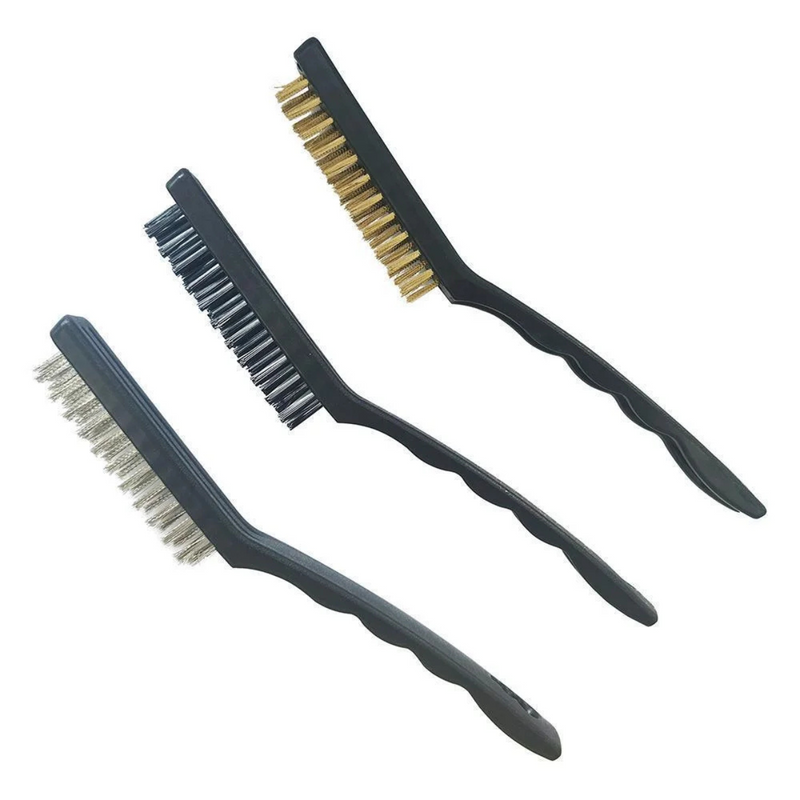 ESCOVA DE ACO CB PLAST 8,5  FLEX C/3 72/12 - LOTUS