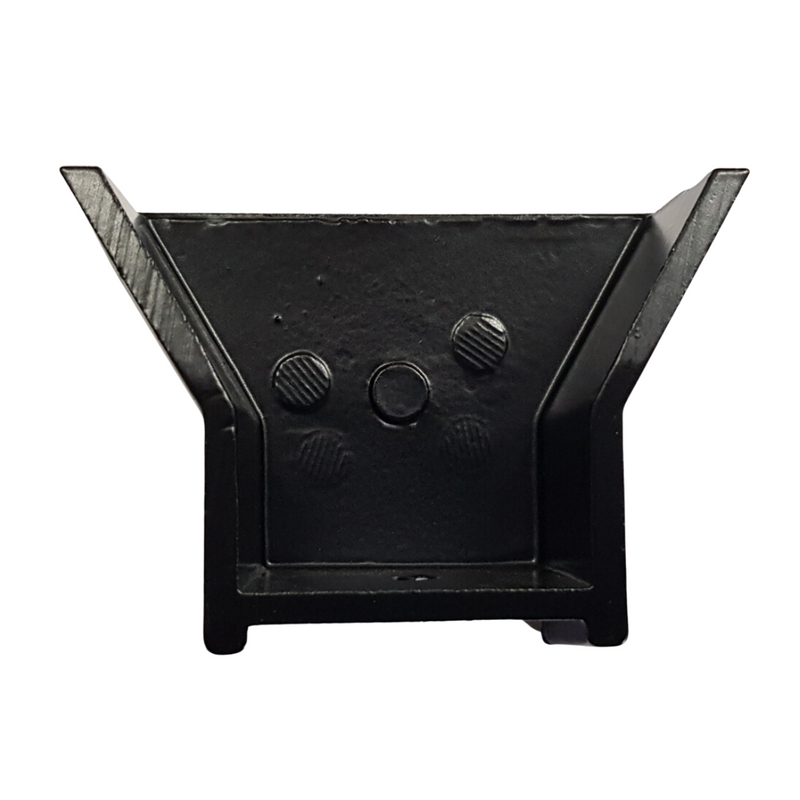 Espera Batente P/ Portão Aluminio Fechada 38MM - PINTADO PRETO