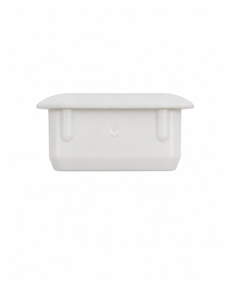 Tampa Régua Alumínio 12x25 Branco