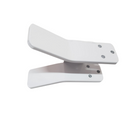 Espera Batente P/ Portão Aluminio Aberta 38mm Branco