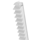 Cremalheira de Aluminio Branco 1,47m