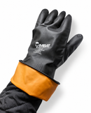 Luva de Segurança Imbatex Pro Látex Forrada Preta T. 10” GG