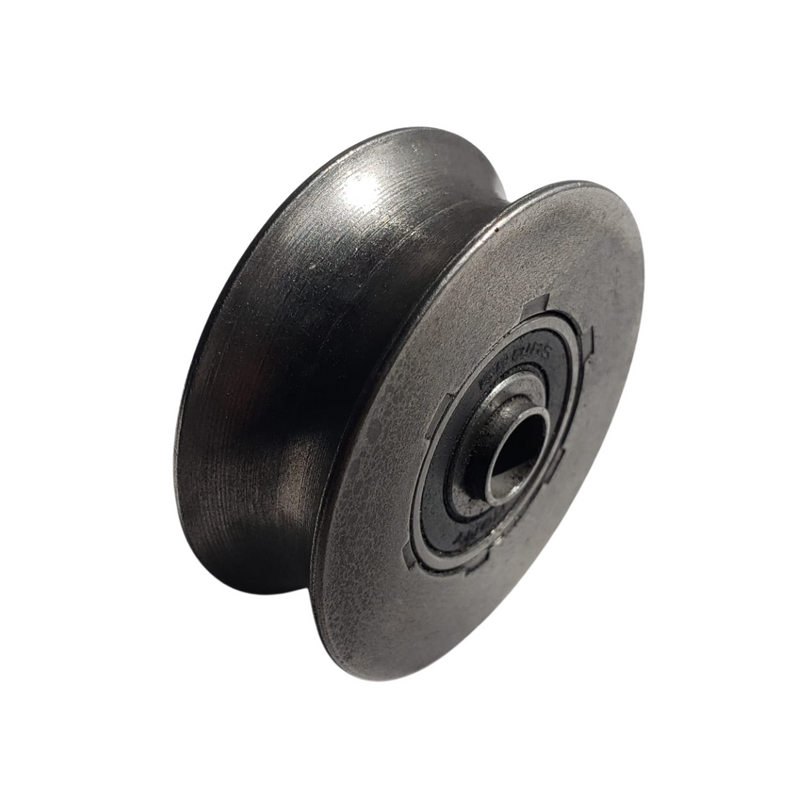 ROLDANA 60 - 2.1/2" X 25MM U CANO 1/2" 2 ROL C/ PARAFUSO 5/16" (POLIDA)