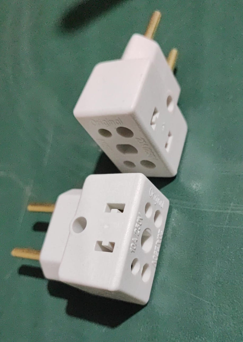 TEE PLUGUE T 2 SAIDAS 3P 10A e 20A BOB