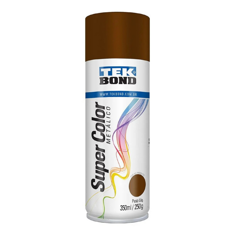 TINTA AEROSSOL BRONZE METALICO 350 ML/250G TEKBOND