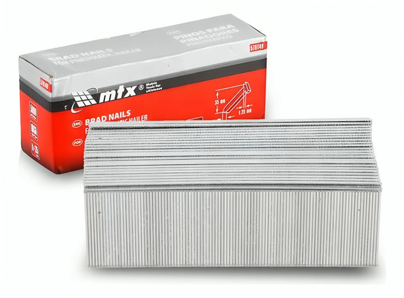 PINOS PARA PINADORES PNEUMATICO, COMPRIMENTO 30MM, LARGURA 1,25MM, ESPESSURA 1MM, 5000 PCS // MTX