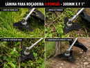 LAMINA ROCADEIRA 3 PONTAS ACO TEMPERADO FURO 300mm 25mm 1 MUNDI