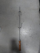 ESPETO INOX 84 CM COM GARRAS